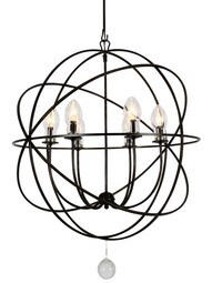 Solaris 28 1/2 inch Exterior Chandelier.
